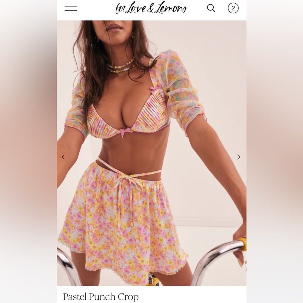 For Love and Lemons Pastel Punch matching set